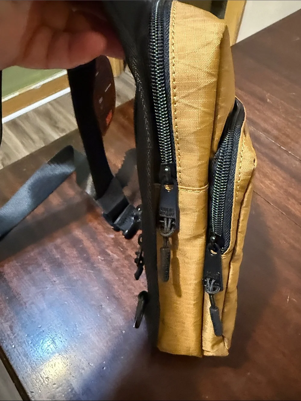 True Religion Beige Sling Bag | NWT Everyday Crossbody Hands-Free Travel